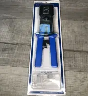 RJ45 Crimper Cat5 Cat6 Ethernet Crimping Tool with RJ45 Pass Through Connectors