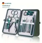18 pcs Manicure Nail Clipper Kit Stainless Steel Pedicure Tool GIFTS Set Care AU