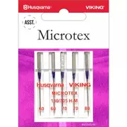 Husqvarna Viking Sewing Machine Microtex Assorted Needles 5 Pack