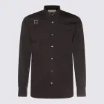 [Alexander Mcqueen] Alexander Mcqueen-Shirts Blacks And Greys-Uomo 15.5.5