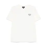 [A.p.c.] A. p.c. Logo-embroidered Cotton T-shirt XL WHITE
