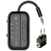 Wireless Audio Adapter 2 in 1 Bluetooth Transmitter Receiver for Airplane TV PC
