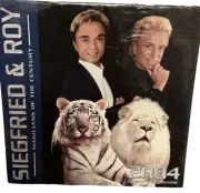SEALED Siegfried And Roy 2004 12 Month Calendar Magicians Las Vegas Mirage