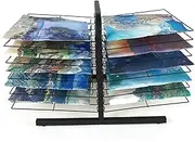 Art Drying Rack,Desktop Artwork Storage Display Rack,Art Work and Paint Double Sided 10 Layers Drying Rack with 20 Shelves,Ideal for Schools,Art,Preschool,25.6 X 17.7 X 16.5 Inches