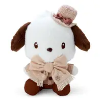 在飛比找O!MyGod購物商城優惠-Sanrio絨毛娃娃/冬日緞帶-帕恰狗