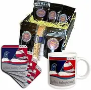 3dRose cgb_40423_1 Congratulations Air Force Academy Graduate, Flag Eagle-Coffee Gift Basket, Multicolor