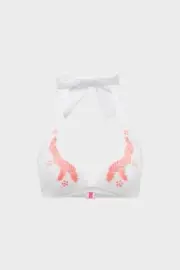 NWT Bogner Fire + Ice Ulla weiss orange Bathing Suit 12 NEW 2 piece 7457