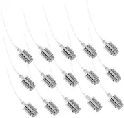 FOMIYES Diy Perfume Making Kit 15pcs Perfume Bottle Pump Sprayers Nozzle Caps Replacement Parts