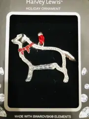 29 Crystals Harvey Lewis Christmas ornament Golden - Labrador Retriever Dog Pet