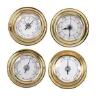 4x Barometers Clock Meter Thermometer Hygrometer Kit Set Indoor Outdoor Wall