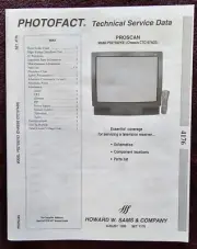 Sams Photofact 4176 Service Manual for Proscan PS27500YX1 (Chassis CTC197AD3)