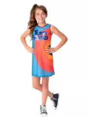 Space Jam Tune Squad Jersey Custome Dress by Rubie's, Size M 8-10, NEW!
