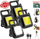 [4 Pack] COB Flashlights Mini Torch,Camping Light Multi-Function LED Rechargeabl