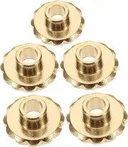 ZUNOXAZ 5pcs Copper Backflow Incense Holder Sturdy Metal Censer for Incense Cones Unique Design for Fragrance Retention for Meditation and Home Decor