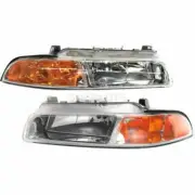 New Halogen Head Lamp Assembly Left & Right Fits Chrysler Cirrus 1995-2000 Sedan (for: Chrysler)
