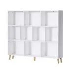 Artiss Bookshelf 10 Cubes Display Book Shelves Storage Stand Bookcase White CORA