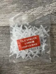 3000 Units Tile Flooring Spacers 1/8” (3mm)