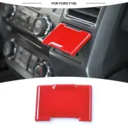 Red Central Control Power Socket Electrical Decor Cover Trim For Ford F150 15-20 (for: Ford)