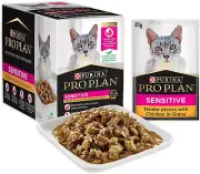 PRO PLAN Adult Wet Cat Food Sensitive Chicken 12X85G