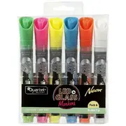 Quartet LED Erasable Markers Assorted 6 Pack