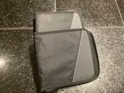 Lot Of 2 Disc Holder Case (Zippered) - Holds 12 CD's / DVD's / Blu Ray Disc's