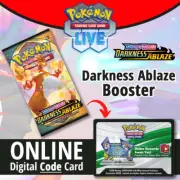 Pokémon PTCGO Live TCG Darkness Ablaze Booster ONLINE Bulk Code Cards Lot