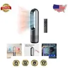 Smart Bladeless Fan: 22-Inch Tower Design with Remote & Timed Off Feature