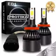 LED Fog Light Kit Protekz H3 6000K Bulbs for 2005-2007 Smart FORTWO (for: Smart)
