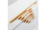 Slim Design Kitchen Cabinet Handles Drawer Bar Handle Pull Gold 128MM