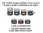 ANDIS Pro METAL CLIP GUIDE ATTACHMENT BLADE COMB*FIT Oster A5 A6,Wahl KM Clipper