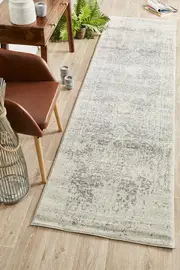 Abode Rug Culture Grey Vintage Glam Runner Rug