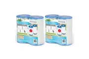 4pc Intex Filter Cartridge A Replacement Accessory for Intex Pool Filter Pump