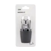 OXX Cosmetics 4 Piece Manicure Set - Black
