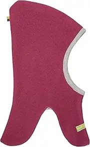 [loud + proud] Girls' Slip-On Wool Fleece, GOTS Certified Balaclava