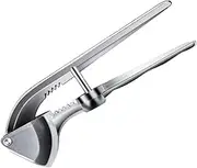 IMIKEYA 1pc Stainless Steel Garlic Press Crusher Mincer Tool for Kitchen Garlic Squeezer