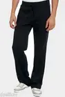 NWT HUGO (Red Label) by Hugo Boss 2 Side Slit Pockets Track Black Pants Size L