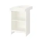 IKEA SMAGORA 嬰兒尿布更換桌/書櫃, 白色 9.7成新，上面的板子都有