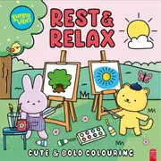 Sunny Vibes Rest & Relax Cute & Bold Colouring Book
