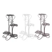 Levede Plant Stand Outdoor Indoor Metal Flower Pots Rack Corner Planter Shelf