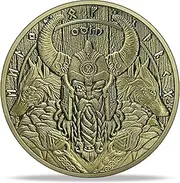 Viking Valknut Coin Viking Odin Knot Challenge Coin Gift Nordic Mythology Amulet for Men