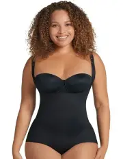 [Leonisa] SmartCore Low Back Classic Sculpting Cupless Body Shaper in Black