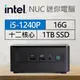 Intel系列【mini老鷹】i5-1240P十二核 迷你電腦(16G/1T SSD)《RNUC12WSHi50001》