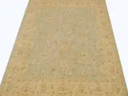 Chobi Hand-Knotted Rug 14x16 Light Green gold PIX-15473