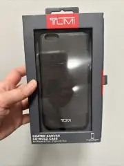 TUMI Hybrid Coated Canvas Co-Mold Tough Case for iPhone 6s Plus/ 6 Plus - Gray