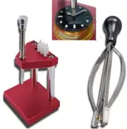 Watch Repair Watchmakers Fitting Presser Tool Kit Hand Remover Plunger Puller
