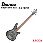 IBANEZ SR305EDX BZM 五弦 電貝斯 消光冰凍黑【I.ROCK 愛樂客樂器】