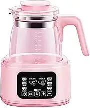 1.3L Glass Kettle with Temperature Control – 72H Keep Warm Electric Kettle, Fast Boil 1500W, LED Display & Touch Screen, 360° Rotating Base, Auto Shut-Off & Boil-Dry Protection