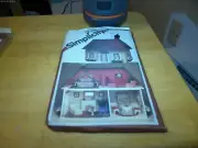 SIMPLICITY 9821 Sewing Pattern Two Story Dollhouse and Furnishings 20.5" x 27"