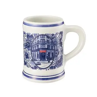 supreme 21SS Royal Delft 190 Bowery Mug青花瓷馬克杯陶瓷水杯