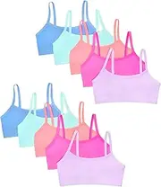 [Fruit of the Loom] Big Girls Training Bra Value Packs Available in Cotton & Seamless!